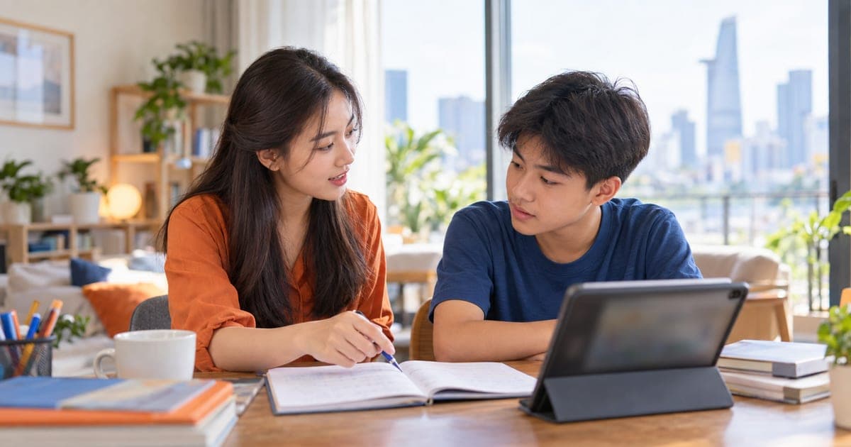 Gia sư AI và gia sư thật: khi nào con cần người kèm?