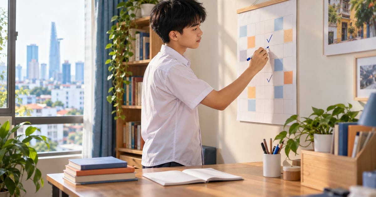 Lộ trình ôn thi vào 10 cho học sinh lớp 9 theo từng tháng