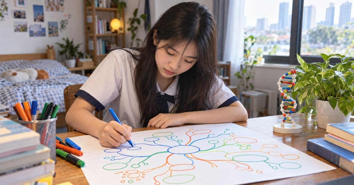 Phương pháp sơ đồ tư duy giúp nhớ nhanh kiến thức Sinh học 11-12